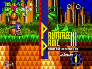 The first sonic zone is always the obligatory green tropics area. 