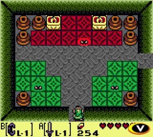 The secret color dungeon which was one of the additions to the DX version